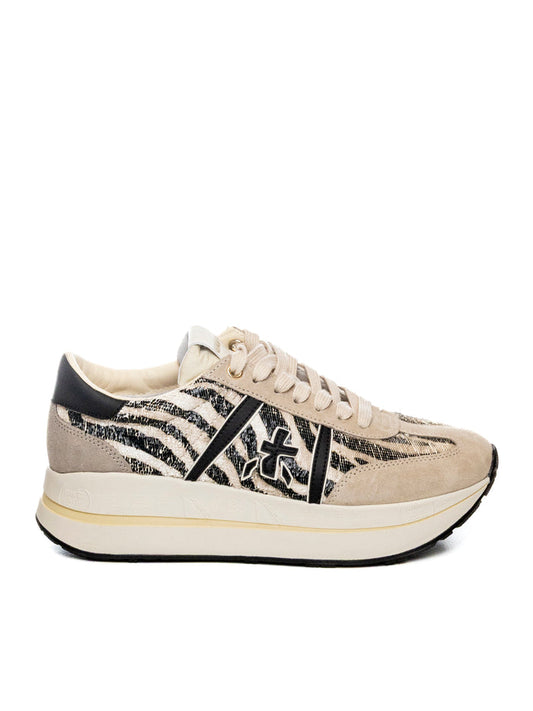 PREMIATA Sneaker bethcoin bianco/nero BETHCOIN 8149-WHITE/BLACK