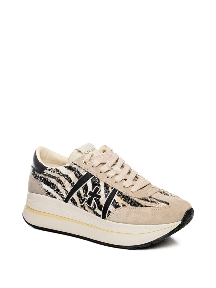 PREMIATA Sneaker bethcoin bianco/nero BETHCOIN 8149-WHITE/BLACK