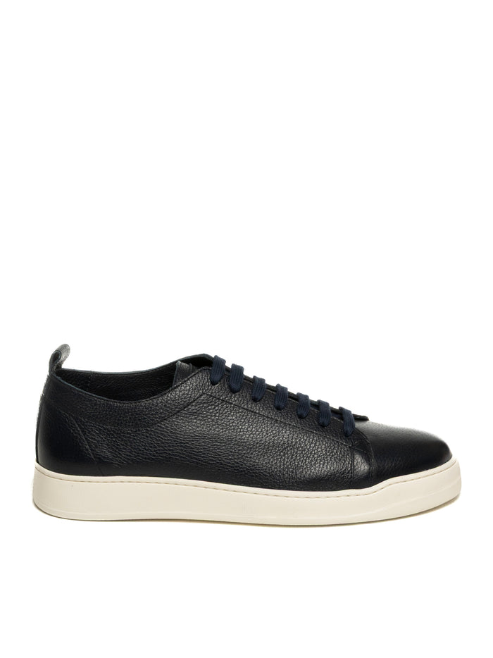 JEROLD WILTON Sneaker cuir blu 1336 CUIR-BLU
