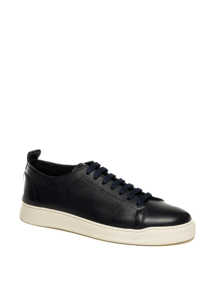 JEROLD WILTON Sneaker cuir blu 1336 CUIR-BLU