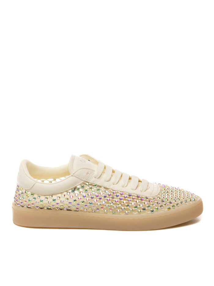 BACK 70 Sneaker glam strass bianco GLAM STRASS-61 WHITE