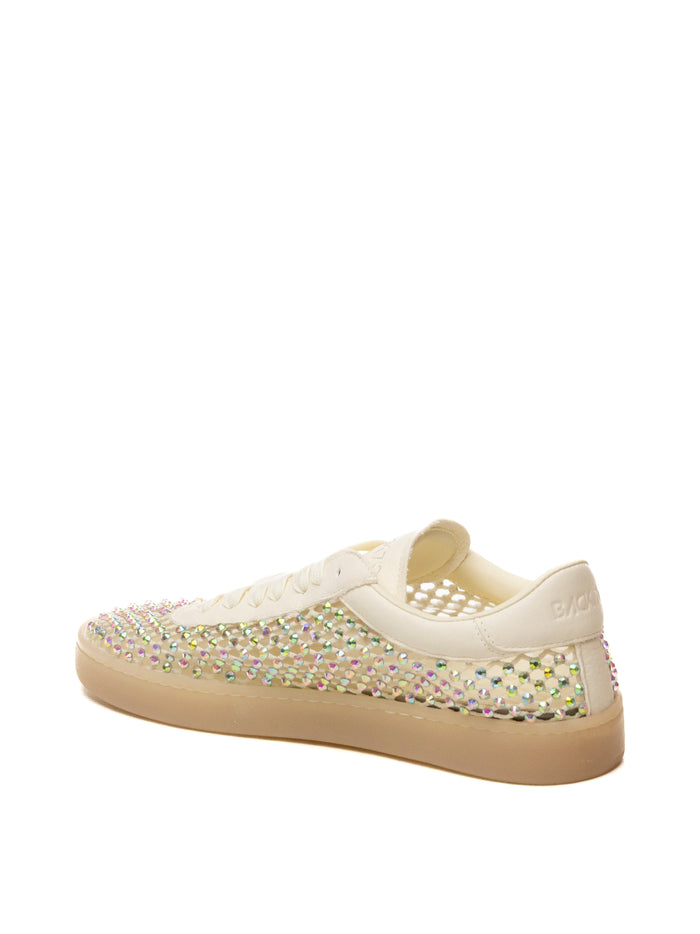 BACK 70 Sneaker glam strass bianco GLAM STRASS-61 WHITE
