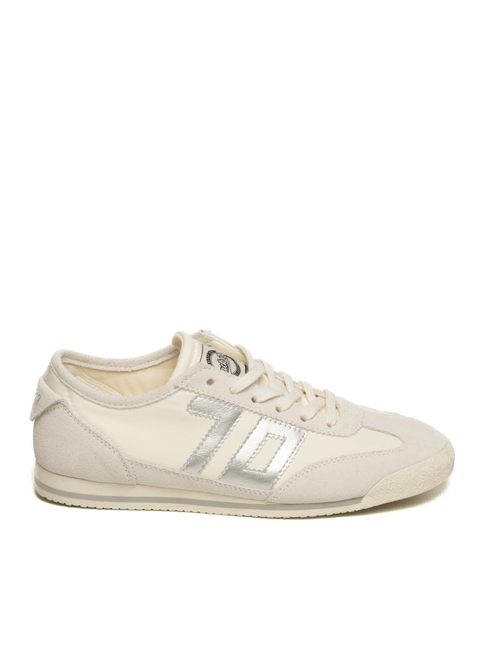 BACK 70 Sneaker leon bianco/argento LEON B26-11 NYLON ICE