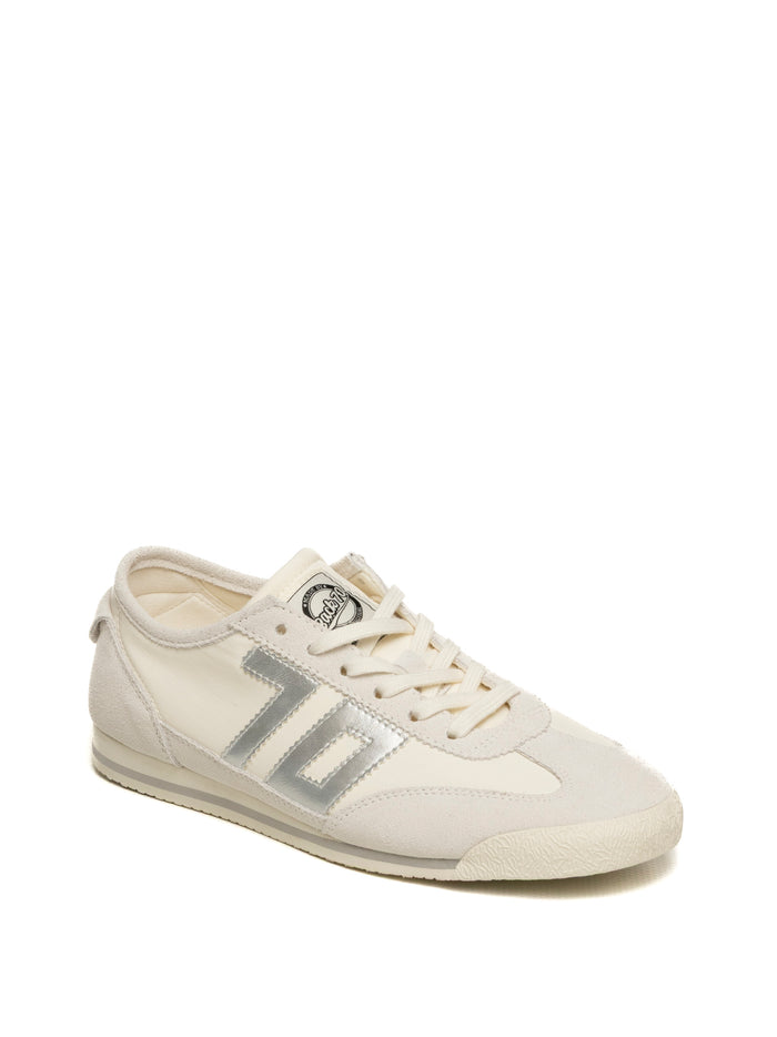 BACK 70 Sneaker leon bianco/argento LEON B26-11 NYLON ICE