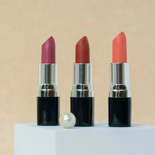 Splash of Colour | set of 3 ghee-enriched lipsticks | use on lips as blush eyeshadow