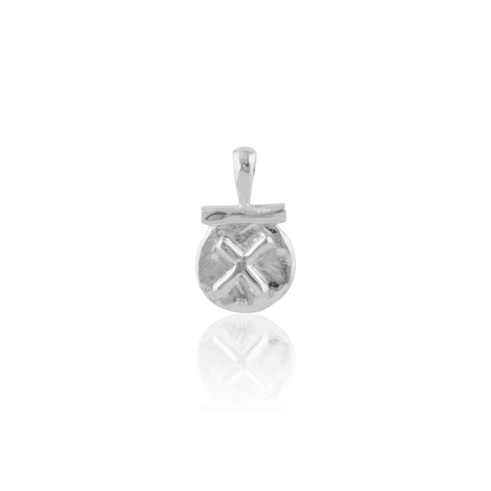 St Andrew pendant silver
