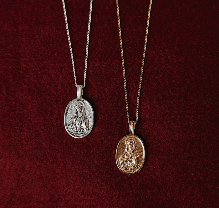 St Dymphna - Patron Saint of Anxiety - CHARM ONLY - Gold