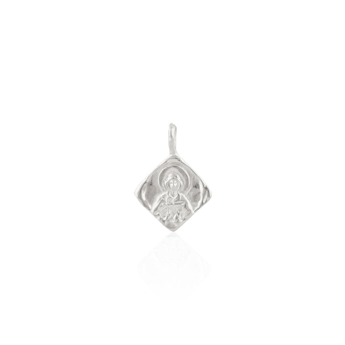 St Martha - Patron Saint of Cooking & Devoted Service CHARM ONLY - Silver