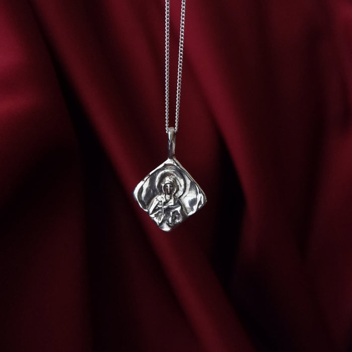 St Martha - Patron Saint of Cooking & Devoted Service CHARM ONLY - Silver