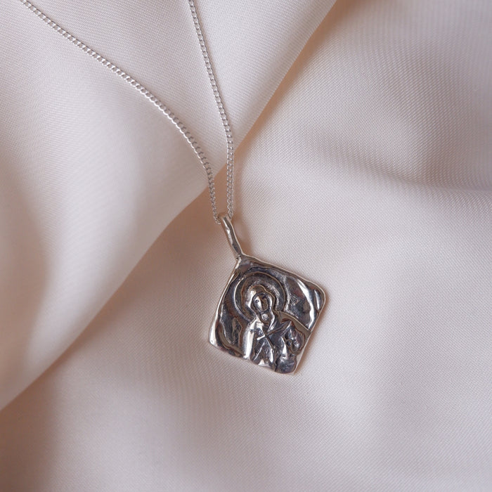 St Martha - Patron Saint of Cooking & Devoted Service CHARM ONLY - Silver