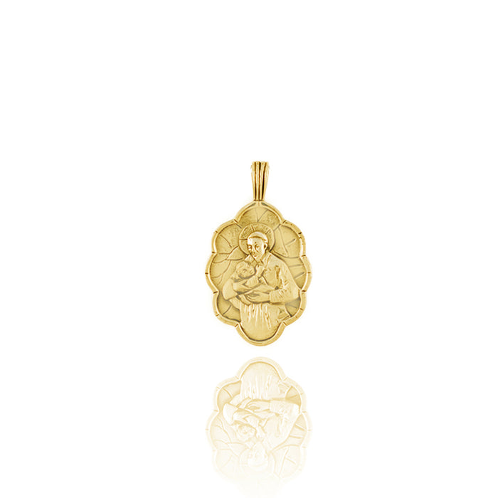 St Vincent De Paul - Patron Saint of Charity & Giving Back - CHARM ONLY - Gold