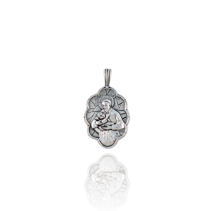 St Vincent De Paul - Patron Saint of Charity & Giving Back - CHARM ONLY - Silver