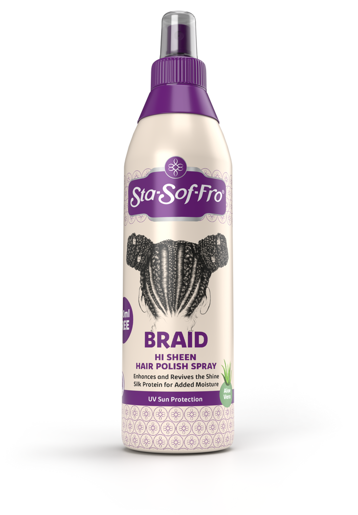 Sta-Sof-Fro Braids Hi Sheen Polish Spray 350ml