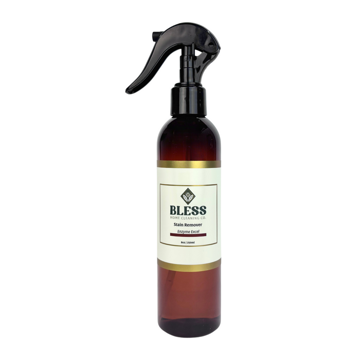 Bless spray bottle on a white background