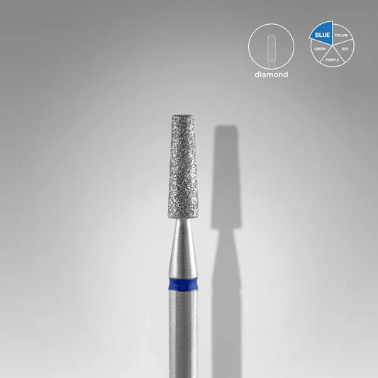Staleks Diamond nail drill bit frustum blue EXPERT head diameter 2.5 mm / working part 8 mm
