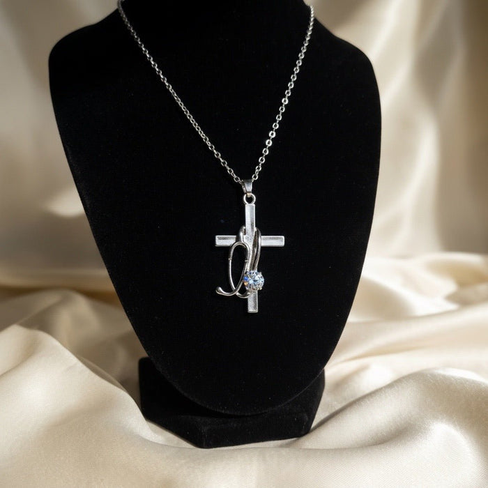 Stethoscope Cross Necklace for Nurses & Healthcare Workers - Nursecaresuites - Online Healthcare Boutiquenecklacechristian jewelrycna giftcross necklace