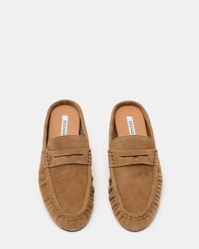 Steve Madden Rafe Taupe Suede Loafers