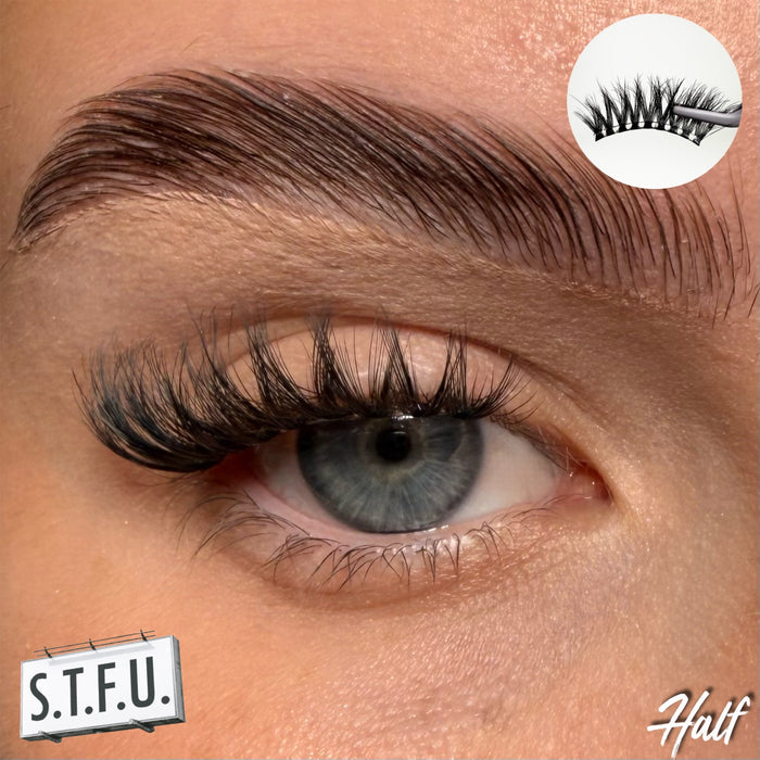 S.T.F.U. Super Pre-Glued Half Strip Lash - Unicorn Cosmetics