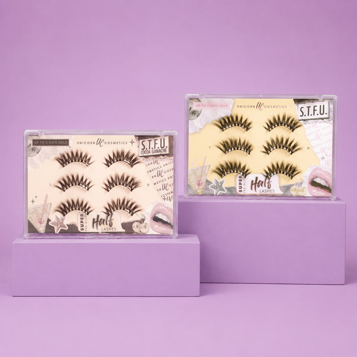S.T.F.U. Super Pre-Glued Half Strip Lash - Unicorn Cosmetics