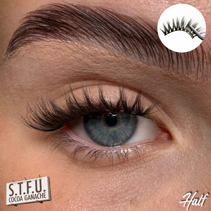 S.T.F.U. Super Pre-Glued Half Strip Lash - Unicorn Cosmetics