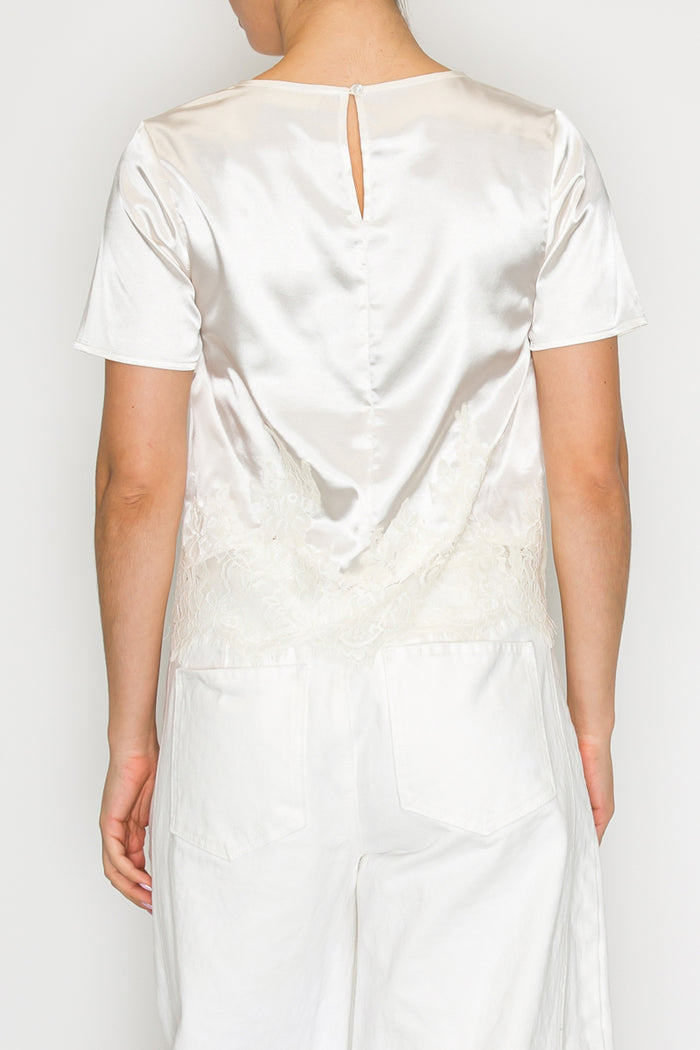 Stitch & Co Scallop Eyelash Lace Top