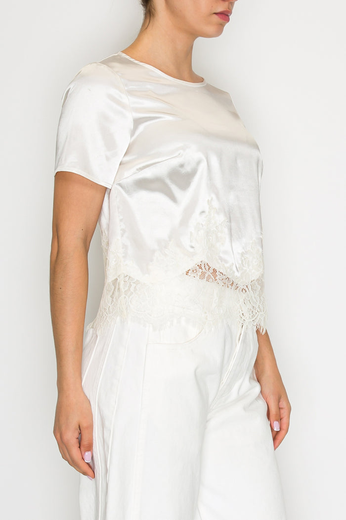 Stitch & Co Scallop Eyelash Lace Top