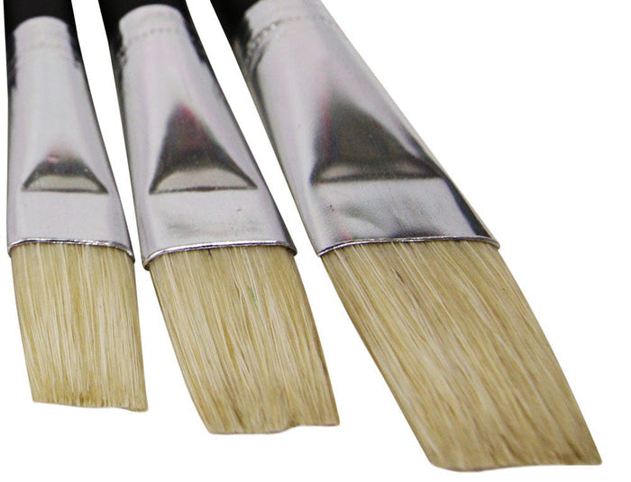 Studio Artist Brushes 12pce Flat 1-12