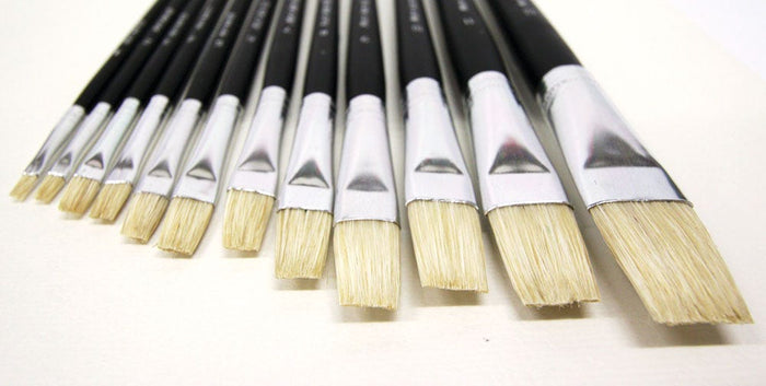 Studio Artist Brushes 12pce Flat 1-12
