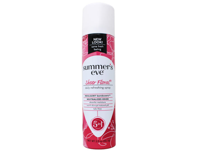Summers Eve Freshening sheer floral Splash 5 in 1 سبري مانع للتعرق