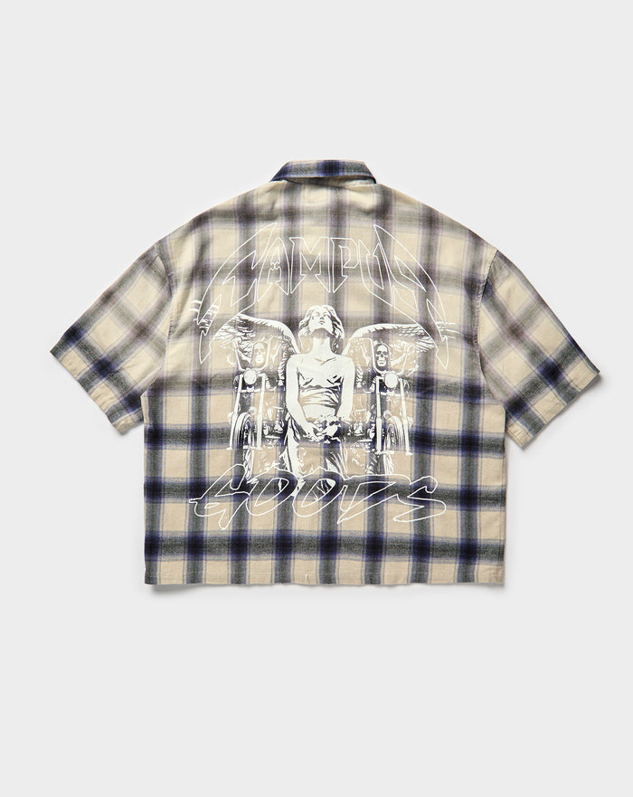 Campus Sun Fade Flannel. Underground Apparel. Rule of Next Streetwear.
