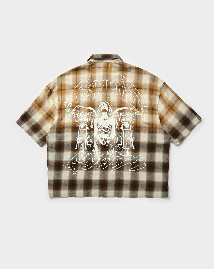 Campus Sun Fade Flannel. Underground Apparel. Rule of Next Streetwear.