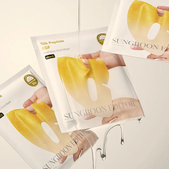 Sungboon Editor Silk Peptide EGF Gold Mask 4ea