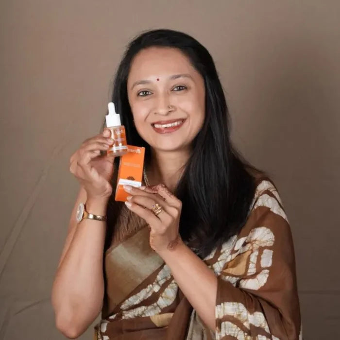 Sunshine Dew Face Oil - 30ml | saffron vitamin E turmeric liquorice & ghee blend - MAIN