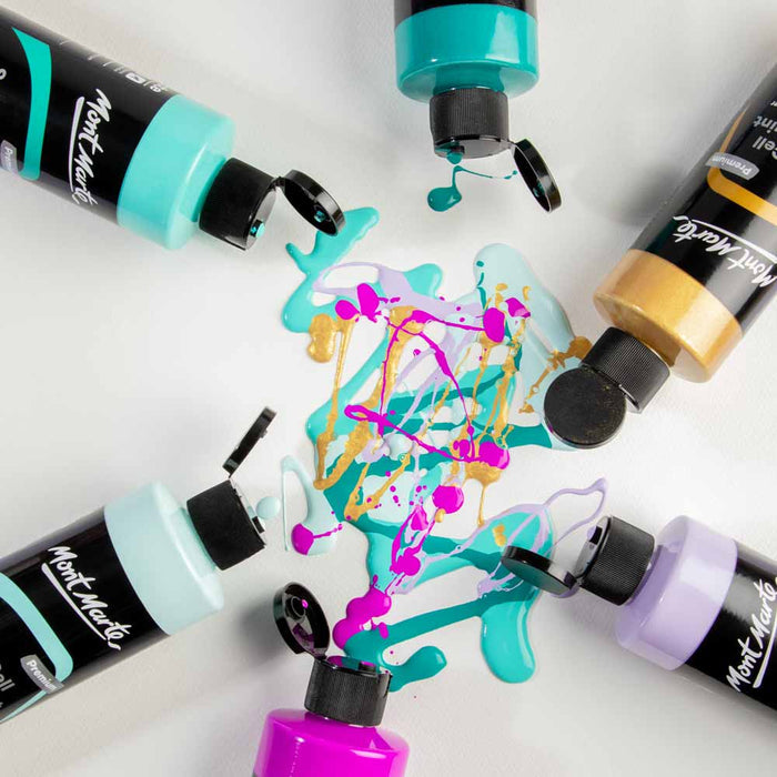 SuperCell Pouring Paint Premium 240ml (8.1 US fl.oz) - Turquoise