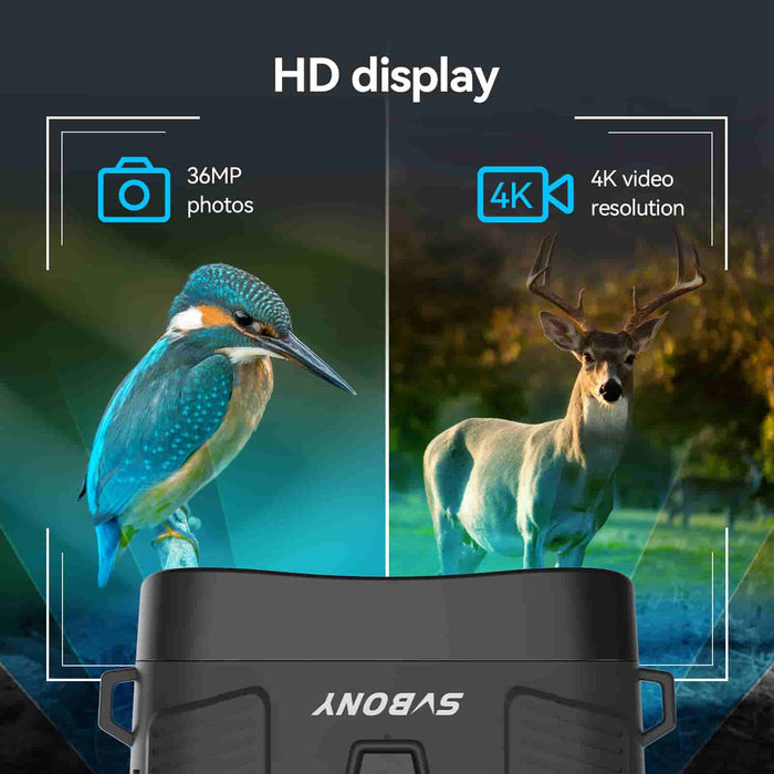 SVBONY SA206 Night Vision Goggles Binoculars 4K Digital Infrared (F9394A) Svbony