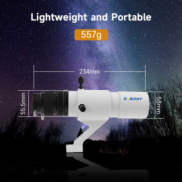 SVBONY SV198 Mini 50mm Guiding Scope with Dual Helical Focuser (W9155A) Svbony