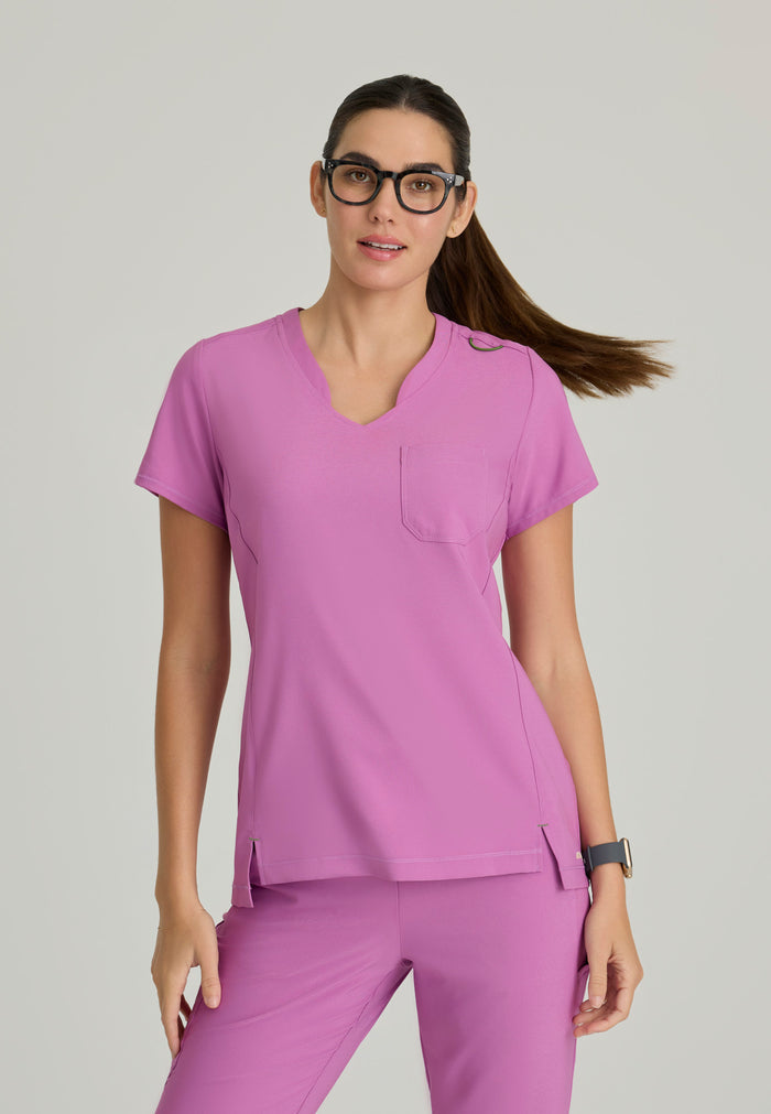 Sway Tuck-In Top - Twilight Mauve - Grey's Anatomy Scrubs