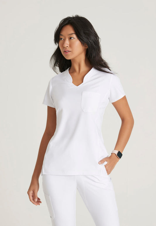 Sway Tuck-In Top - White - Grey's Anatomy Scrubs