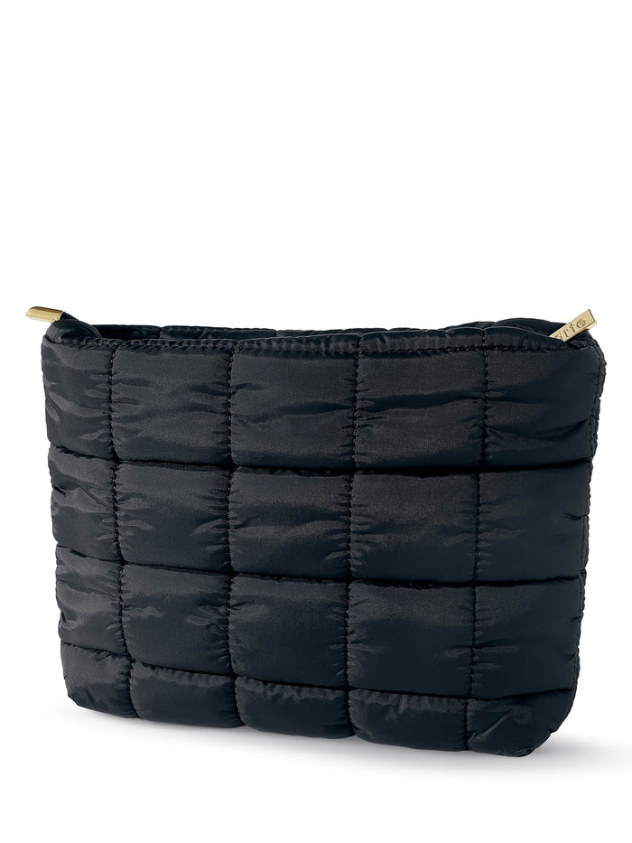tarte™ puffy makeup bag in black