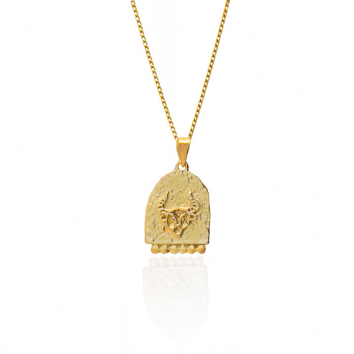 Luna & Rose Taurus Zodiac Necklace