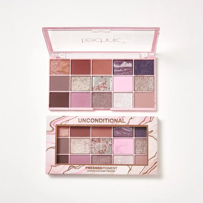 Technic Pressed Pigment Eyeshadow Palette - Unconditional 30g