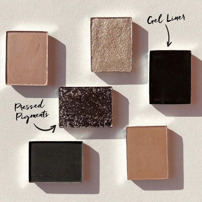Technic Pressed Pigment Eyeshadow Palette- Smokey Quartz 30g