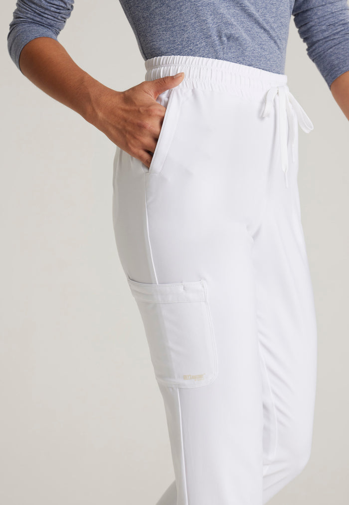Terra Jogger - White - Grey's Anatomy Scrubs