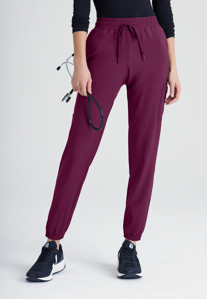 Terra Jogger - Wine - Grey's Anatomy Scrubs