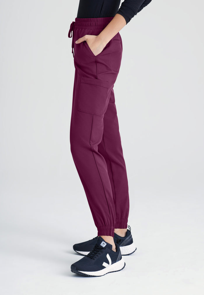 Terra Jogger - Wine - Grey's Anatomy Scrubs