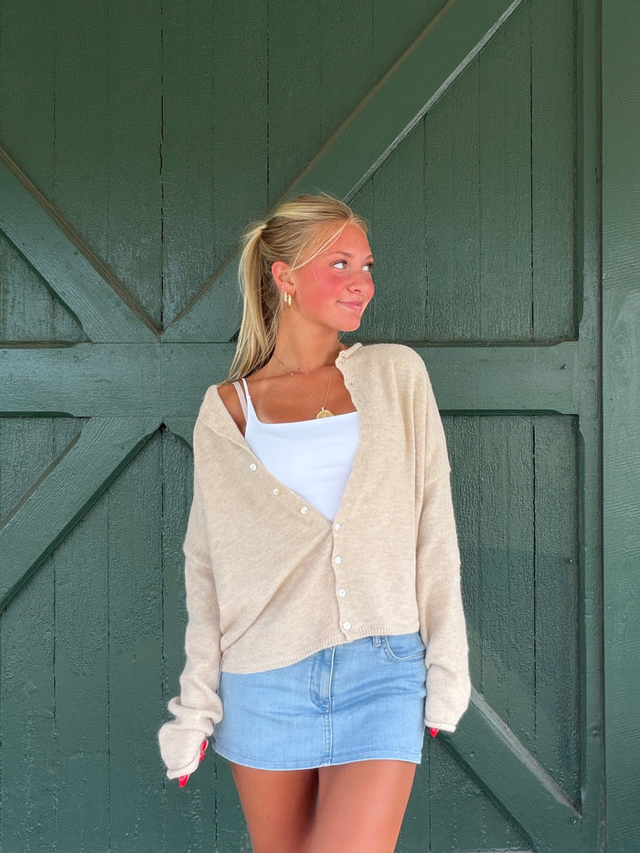 The It Girl Cardigan– Natural