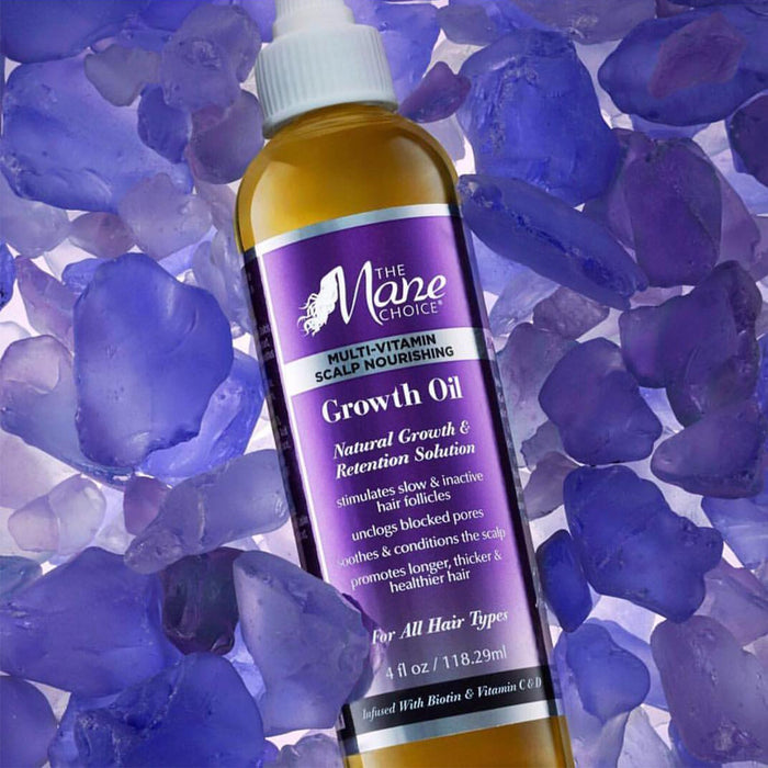 The Mane Choice Multi-Vitamin Scalp Nourishing Growth Oil 4oz - ikatehouse