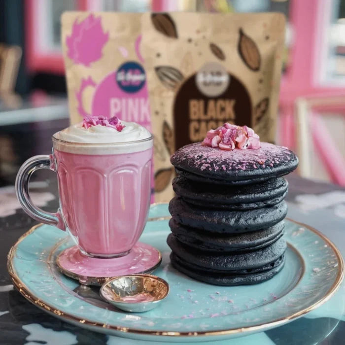Black cacao powder cake