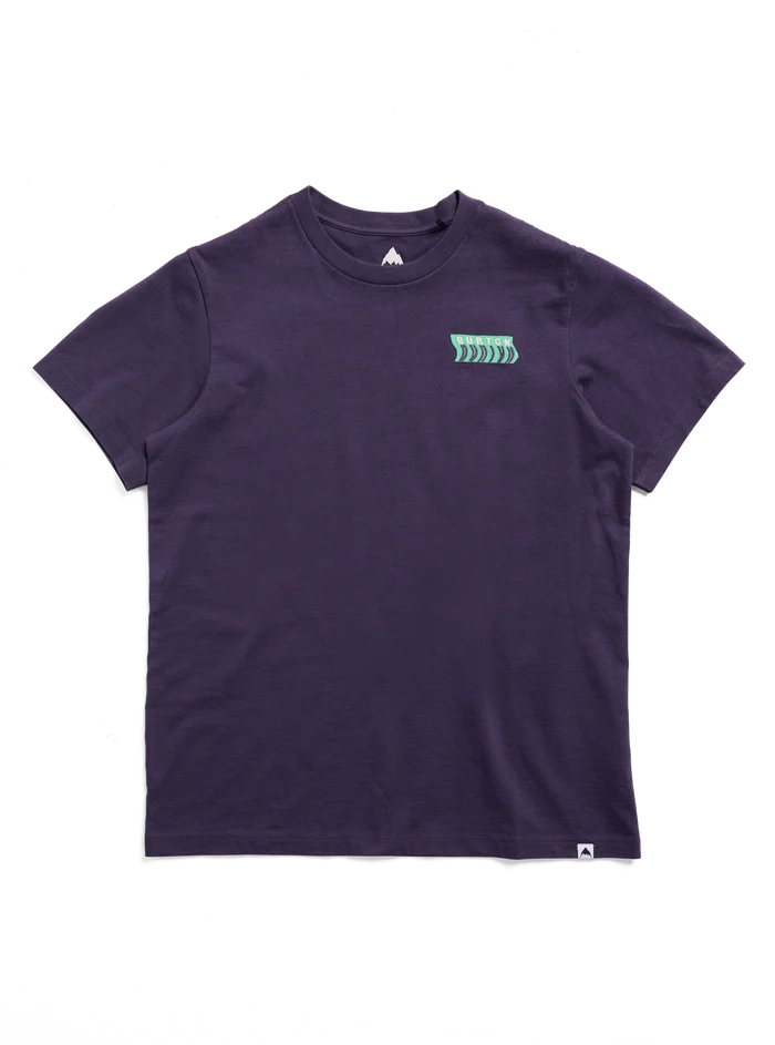 Product image of Burton Throwback 1992 Short Sleeve T-Shirt[Variant:Nightshade Purple]