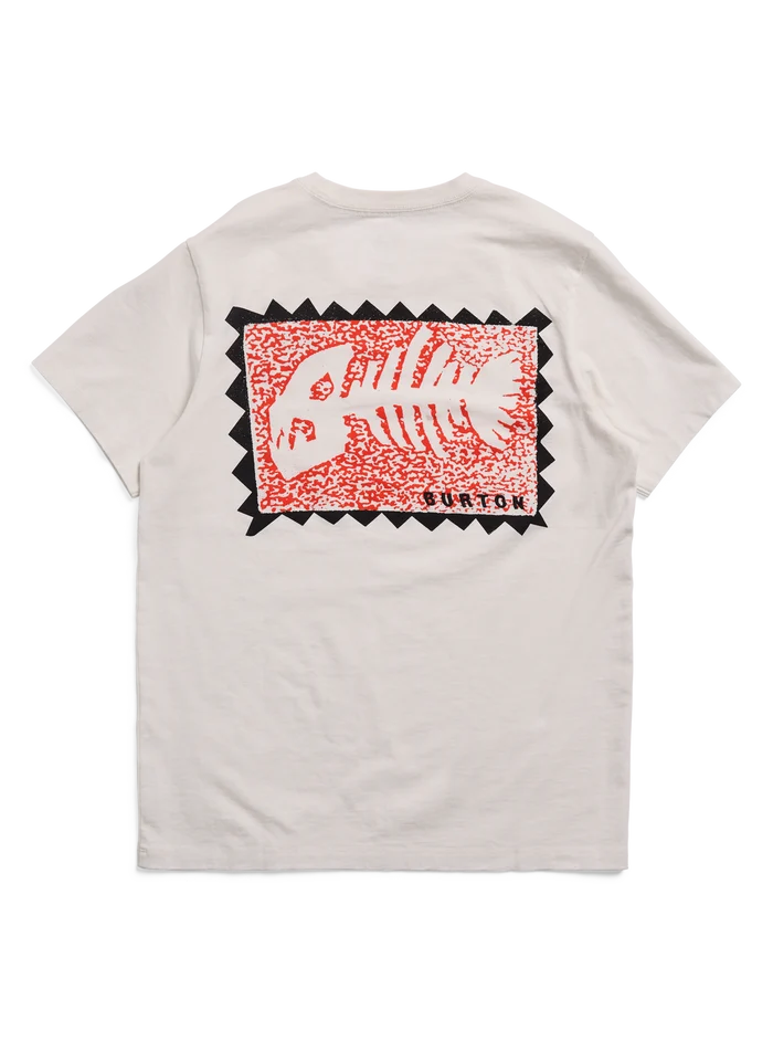 Product image of Burton Throwback 1992 Short Sleeve T-Shirt[Variant:Stout White]